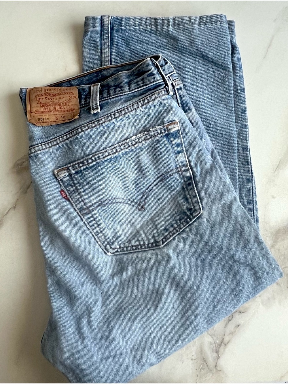 Levi's vintage 501xx button fly jeans